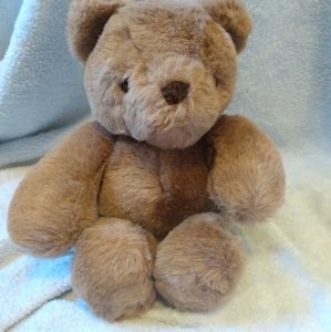 Vintage Kindergund Gund 1987 Musical Wind Up Bear Plush Brown Bear London Bridge